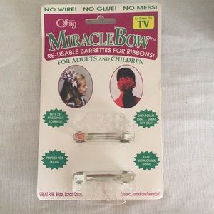 Miracle Bow Reusable Barrettes for Ribbons